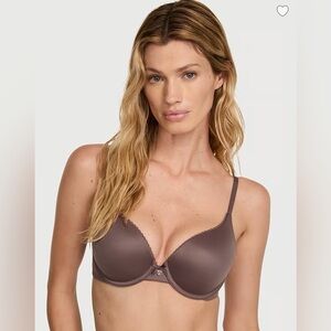 Victoria's Secret body by Victoria push up lace grey bra 36DDD